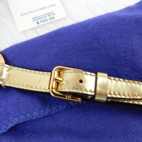 Ralph Lauren Collection Gold Equestrian Keychain - Picture 4 of 7